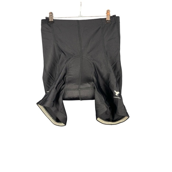 EUC Insport Women's Black Padded Cycling Athletic Shorts Sz XL - Picture 1 of 10